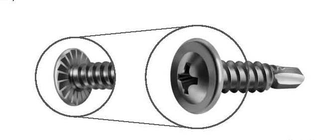 PARAFUSO FL DENTADO PH AA PB 4,2X25 RI ZINCADO BRANCO CISER - Imagem 2