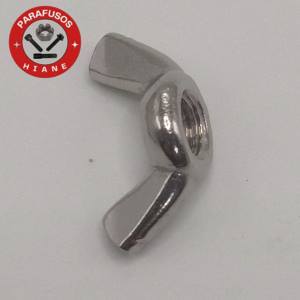 PORCA BORBOLETA INOX 304 MA 5 MM DIN 315 POLIDO CISER - Imagem 4