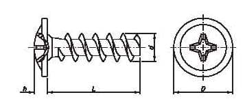 PARAFUSO PLASTCISER FLANGEADO RI 4.0X25 PHILLIPS ZINCADO BRANCO CISER - Imagem 3